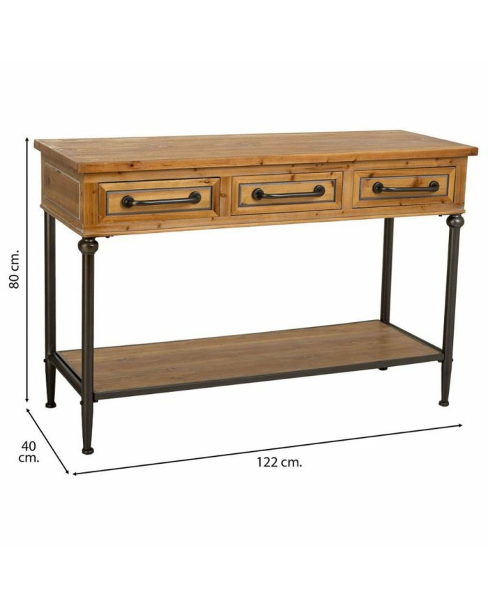 Ingresso con Cassetti Alexandra House Living Marrone 40 x 80 x 122 cm