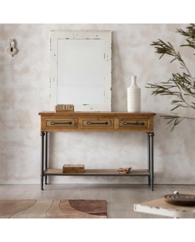 Ingresso con Cassetti Alexandra House Living Marrone 40 x 80 x 122 cm Ingresso con Cassetti Alexandra House Living Marrone 40 x 80 x 122 cm