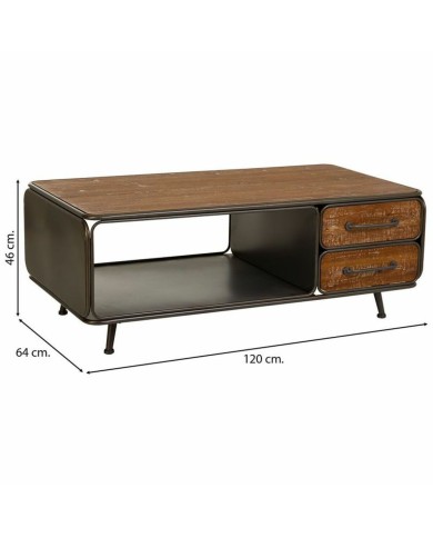 Tavolino da Caffè Alexandra House Living Marrone 64 x 46 x 120 cm