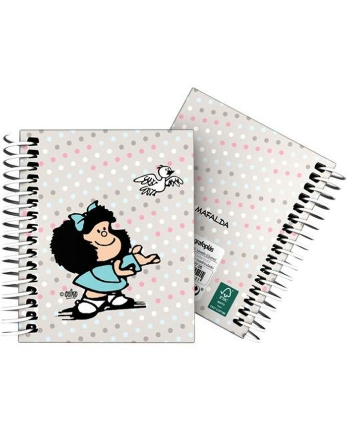 Quaderno Mafalda Bird Multicolore A7 100 fogli