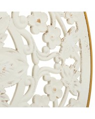 Decorazione da Parete Alexandra House Living Bianco Metallo Legno MDF 3 x 87 x 87 cm Decorazione da Parete Alexandra House Living Bianco Metallo Legno MDF 3 x 87 x 87 cm