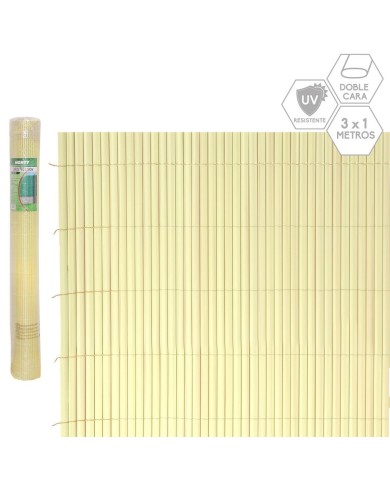 Recinzione da Giardino Beige PVC 1 x 300 x 100 cm Recinzione da Giardino Beige PVC 1 x 300 x 100 cm