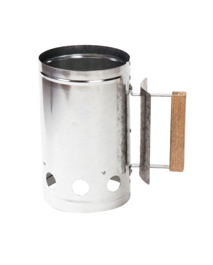 Ciminiera di Accensione per Barbecue Barbacoa acciaio galvanizzato 27 x 28 x 17 cm Ciminiera di Accensione per Barbecue Barbacoa acciaio galvanizzato 27 x 28 x 17 cm