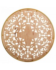 Decorazione da Parete Alexandra House Living Bianco Metallo Legno MDF 3 x 87 x 87 cm Decorazione da Parete Alexandra House Living Bianco Metallo Legno MDF 3 x 87 x 87 cm