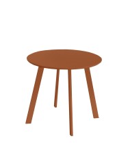 Tavolo Marzia Terracotta Acciaio 50 x 50 x 44 cm Tavolo Marzia Terracotta Acciaio 50 x 50 x 44 cm