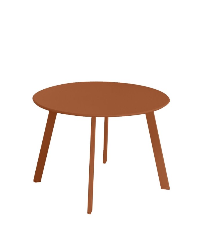 Tavolo Marzia Terracotta Acciaio 60 x 60 x 42 cm Tavolo Marzia Terracotta Acciaio 60 x 60 x 42 cm