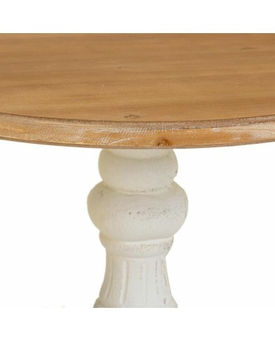 Tavolino da Caffè Alexandra House Living Bianco Legno di abete Legno MDF 66 x 81 x 66 cm