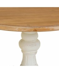 Tavolino da Caffè Alexandra House Living Bianco Legno di abete Legno MDF 66 x 81 x 66 cm Tavolino da Caffè Alexandra House Living Bianco Legno di abete Legno MDF 66 x 81 x 66 cm