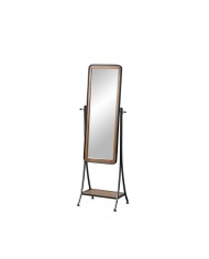 Specchio da terra Home ESPRIT Multicolore Rettangolare (4 Unità)