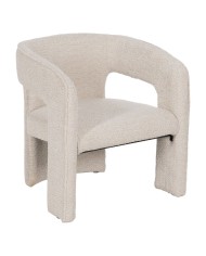 Sedia Marrone Stoffa Lana rasata 45 x 89 x 53 cm (4 Unità)