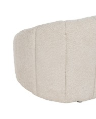 Divano Beige Poliestere Ferro 146 x 84 x 66 cm