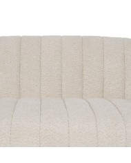 Divano Beige Poliestere Ferro 146 x 84 x 66 cm