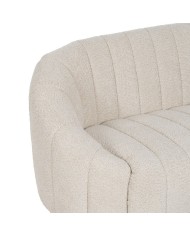Divano Beige Poliestere Ferro 146 x 84 x 66 cm
