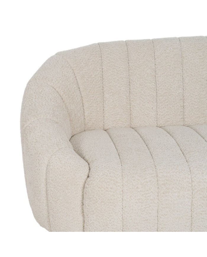 Divano Beige Poliestere Ferro 146 x 84 x 66 cm
