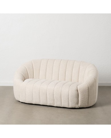 Divano Beige Poliestere Ferro 146 x 84 x 66 cm