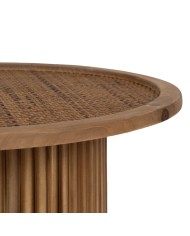 Tavolino Aggiuntivo Naturale 49,5 x 49,5 x 50 cm