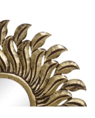 Specchio da parete Dorato 80 x 1,75 x 80 cm Specchio da parete Dorato 80 x 1,75 x 80 cm