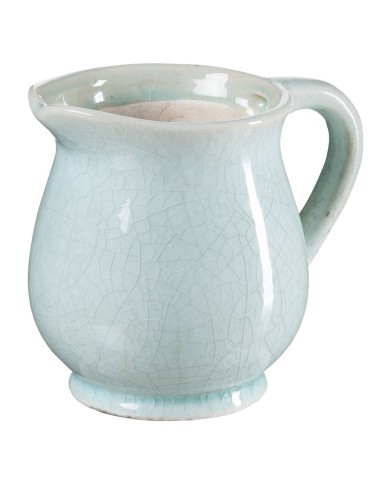 Vaso Turchese Ceramica 17,5 x 13 x 15 cm Vaso Turchese Ceramica 17,5 x 13 x 15 cm