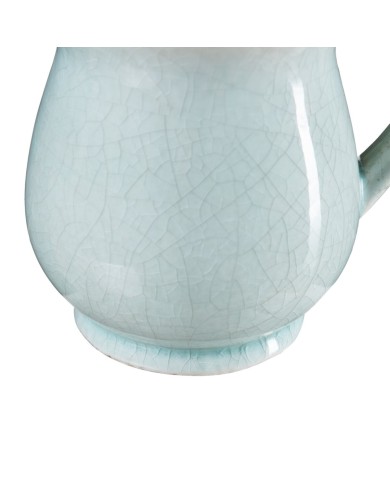 Vaso Turchese Ceramica 17,5 x 13 x 15 cm Vaso Turchese Ceramica 17,5 x 13 x 15 cm