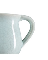 Vaso Turchese Ceramica 17,5 x 13 x 15 cm Vaso Turchese Ceramica 17,5 x 13 x 15 cm