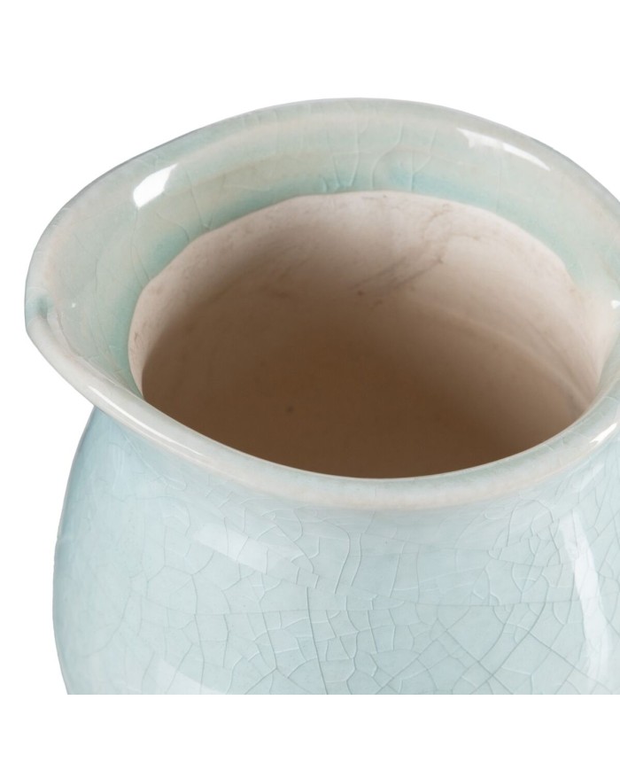 Vaso Turchese Ceramica 17,5 x 13 x 15 cm Vaso Turchese Ceramica 17,5 x 13 x 15 cm