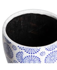 Set di vasi da fiori Azzurro Terracotta 19 x 19 x 17 cm Rotondo (2 Unità)