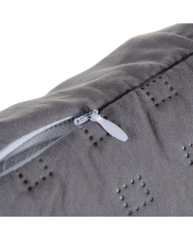 Cuscino Grigio 60 x 60 cm Quadrato Cuscino Grigio 60 x 60 cm Quadrato