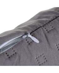 Cuscino Grigio 60 x 60 cm Quadrato Cuscino Grigio 60 x 60 cm Quadrato