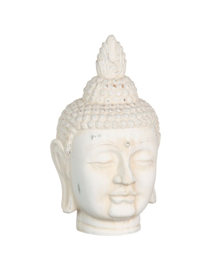 Statua Decorativa Crema Buddha Orientale 19 x 18,5 x 32,5 cm