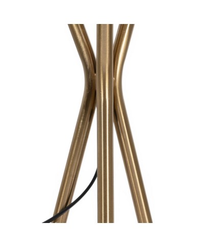 Lampada da tavolo Bianco Nero Dorato Ferro 40 W 33 x 33 x 63,5 cm