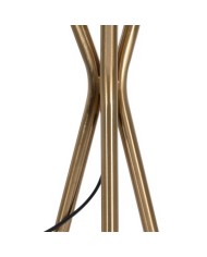 Lampada da tavolo Bianco Nero Dorato Ferro 40 W 33 x 33 x 63,5 cm