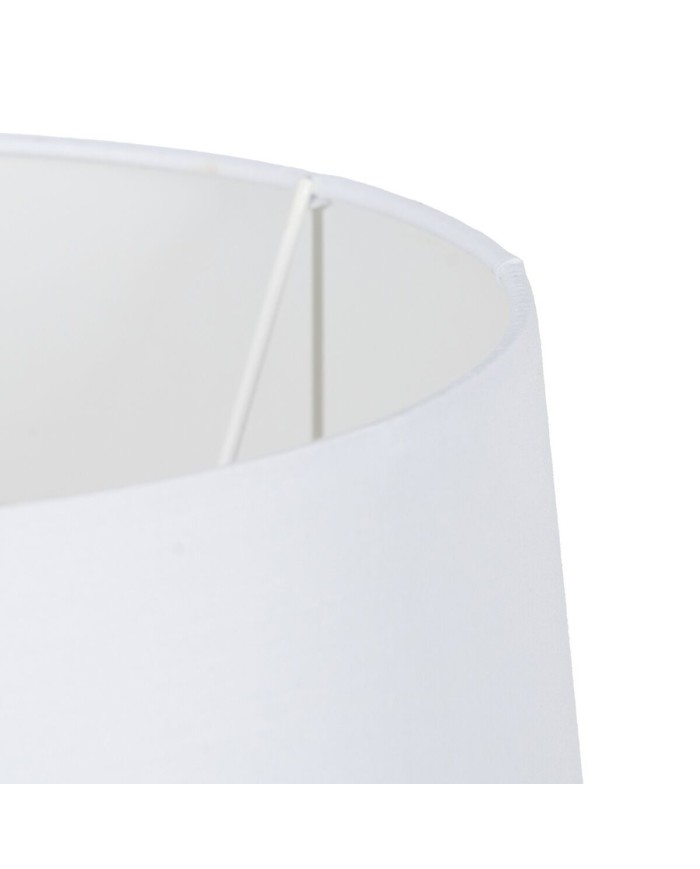 Lampada da tavolo Bianco Nero Dorato Ferro 40 W 33 x 33 x 63,5 cm