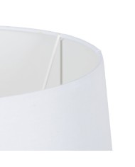 Lampada da tavolo Bianco Nero Dorato Ferro 40 W 33 x 33 x 63,5 cm
