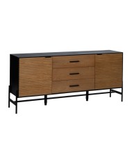 Credenza AIKO Crema Naturale Ferro Legno MDF 70 x 40 x 172 cm