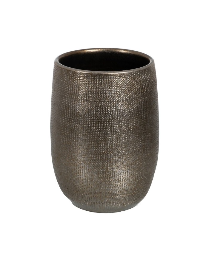 Vaso Metallizzato Ceramica 29 x 29 x 40 cm Vaso Metallizzato Ceramica 29 x 29 x 40 cm