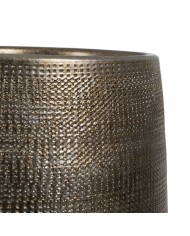 Vaso Metallizzato Ceramica 29 x 29 x 40 cm Vaso Metallizzato Ceramica 29 x 29 x 40 cm
