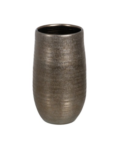 Vaso Metallizzato Ceramica 31 x 31 x 51 cm Vaso Metallizzato Ceramica 31 x 31 x 51 cm