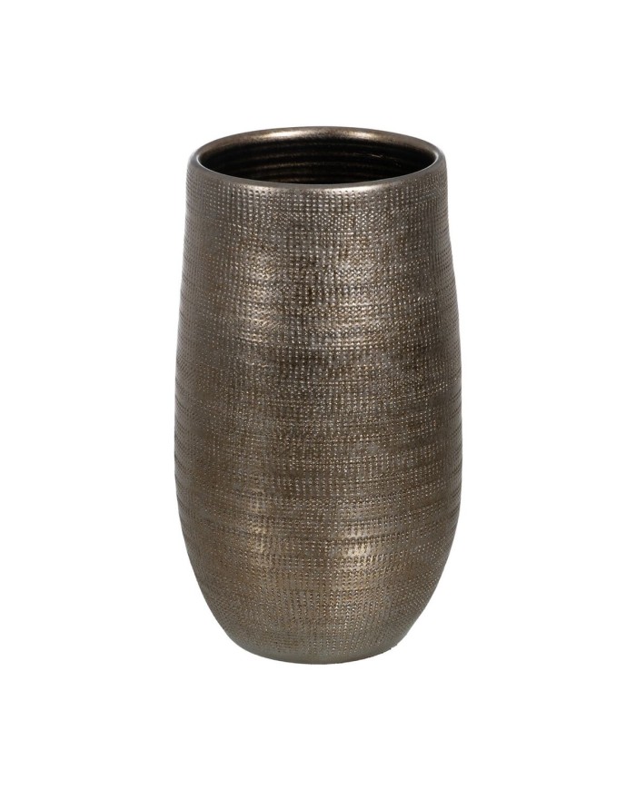 Vaso Metallizzato Ceramica 31 x 31 x 51 cm Vaso Metallizzato Ceramica 31 x 31 x 51 cm