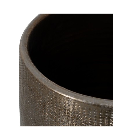 Vaso Metallizzato Ceramica 29 x 29 x 40 cm Vaso Metallizzato Ceramica 29 x 29 x 40 cm