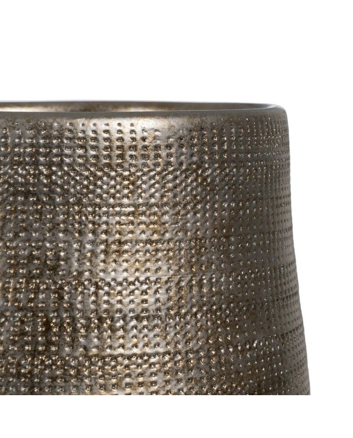 Vaso Metallizzato Ceramica 31 x 31 x 51 cm Vaso Metallizzato Ceramica 31 x 31 x 51 cm