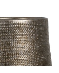 Vaso Metallizzato Ceramica 31 x 31 x 51 cm Vaso Metallizzato Ceramica 31 x 31 x 51 cm