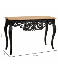 Ingresso Alexandra House Living Nero 40 x 77 x 111 cm Ingresso Alexandra House Living Nero 40 x 77 x 111 cm