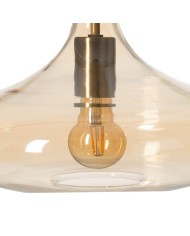 Lampadario Dorato Caramello 60 W Lampadario Dorato Caramello 60 W