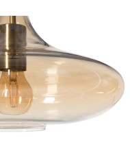 Lampadario Dorato Caramello 60 W Lampadario Dorato Caramello 60 W