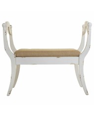 Panca Alexandra House Living Bianco Spugna Legno di abete Legno MDF 45 x 78 x 90 cm