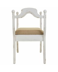 Panca Alexandra House Living Bianco Spugna Legno di abete Legno MDF 45 x 78 x 90 cm