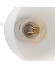 Lampadario Bianco Dorato 60 W Lampadario Bianco Dorato 60 W