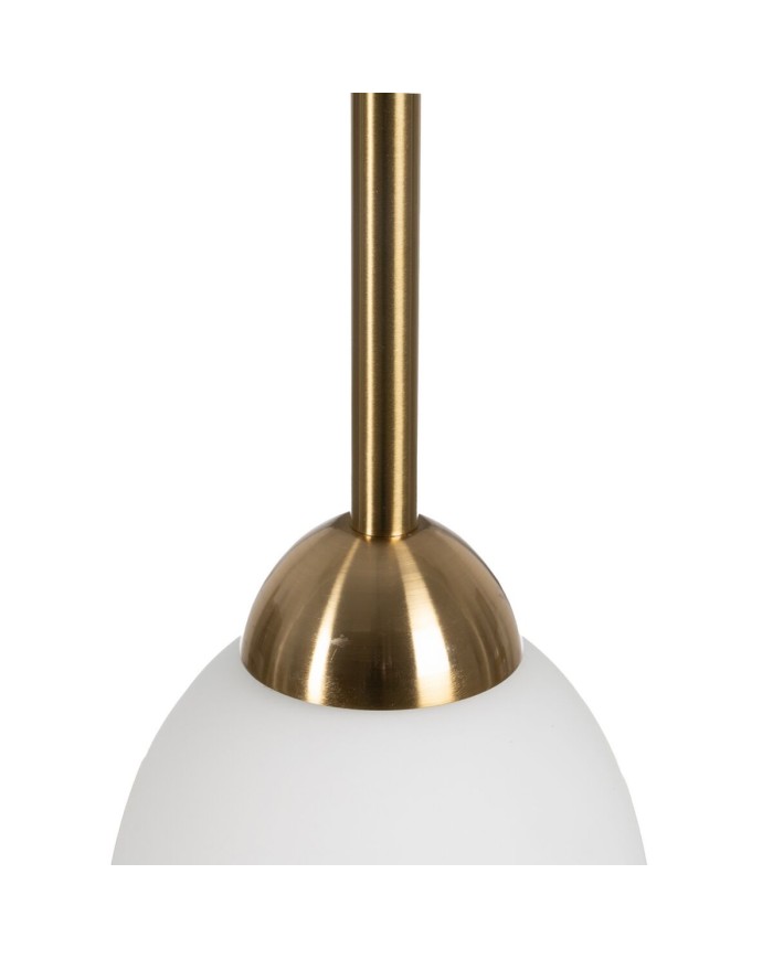 Lampadario Bianco Dorato 60 W Lampadario Bianco Dorato 60 W
