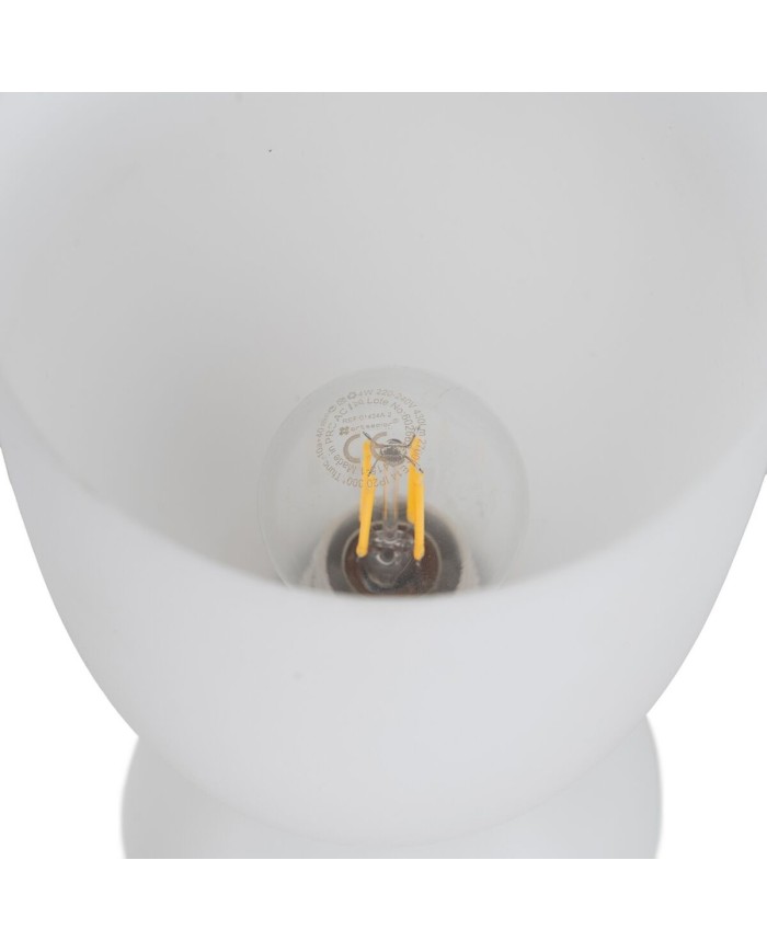 Lampada da Parete Bianco Dorato 60 W 18 x 12 x 36 cm