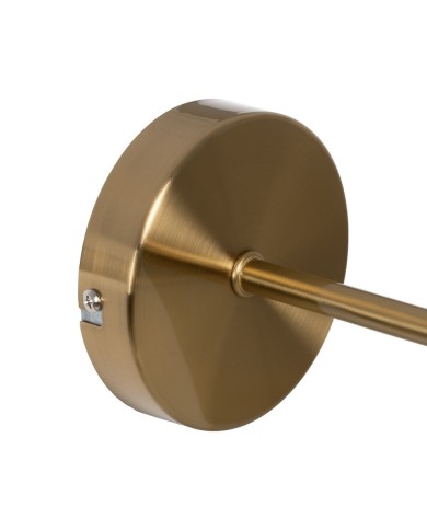 Lampada da Parete Bianco Dorato 60 W 19 x 12 x 23,5 cm Lampada da Parete Bianco Dorato 60 W 19 x 12 x 23,5 cm